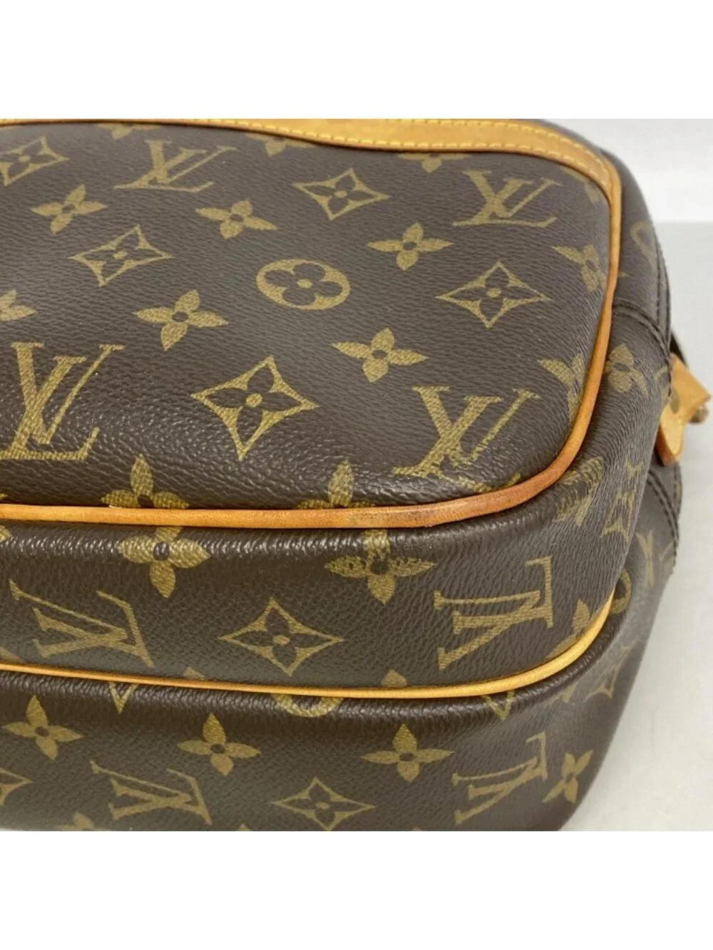 Louis Vuitton Shoulder Bag Monogram Reporter PM Brown